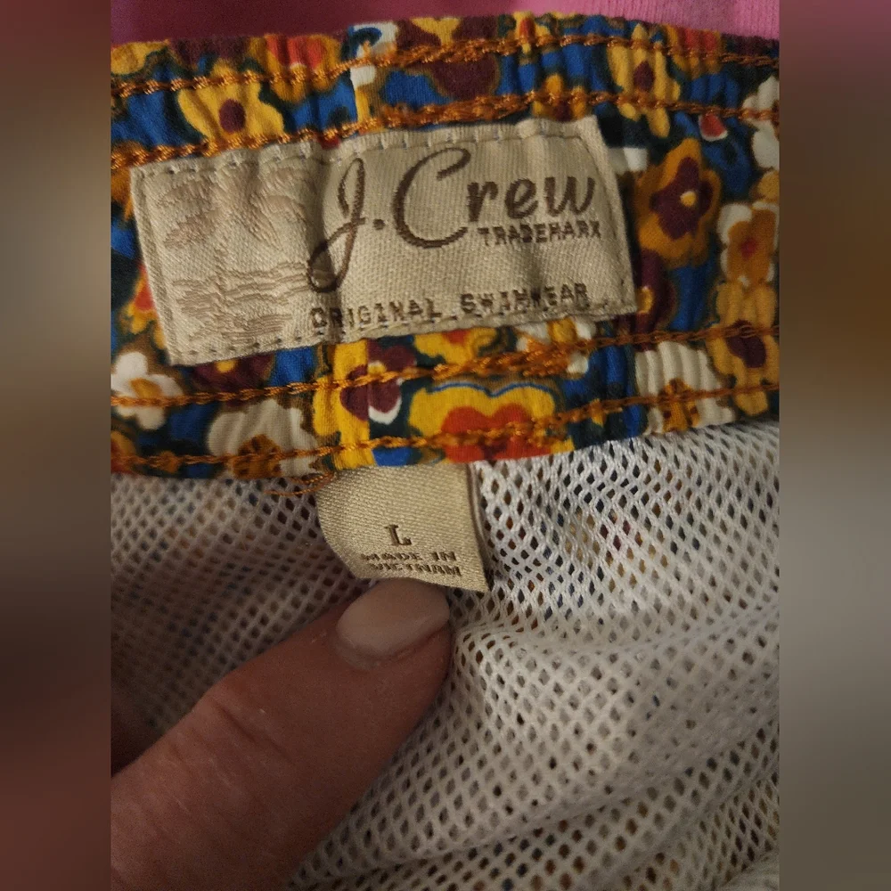 J. Crew Floral Men's Swim Trunks